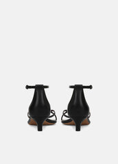 Siri Leather Heeled Sandal in Shoes | VINCE Sale