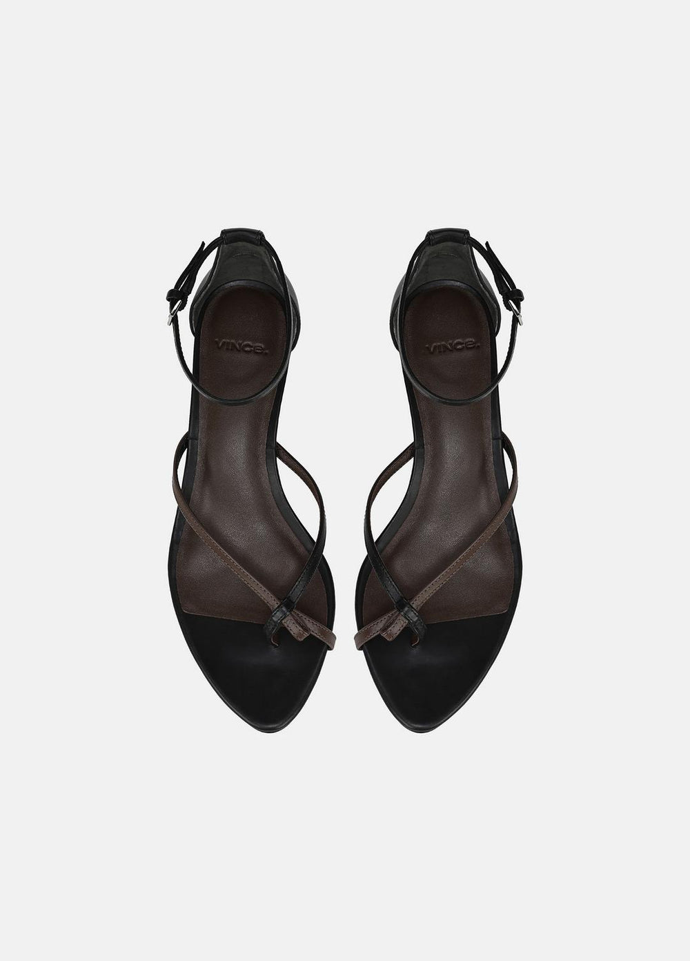 Siri Leather Heeled Sandal in Shoes | VINCE Sale