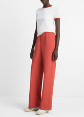 Cotton-Blend High-Waist Bias Pant in Pants & Shorts | VINCE Sale
