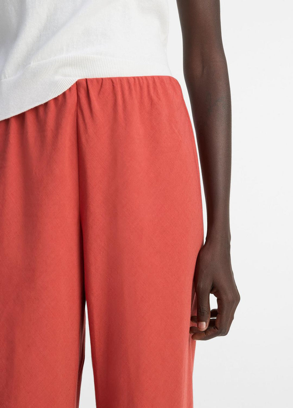 Cotton-Blend High-Waist Bias Pant in Pants & Shorts | VINCE Sale